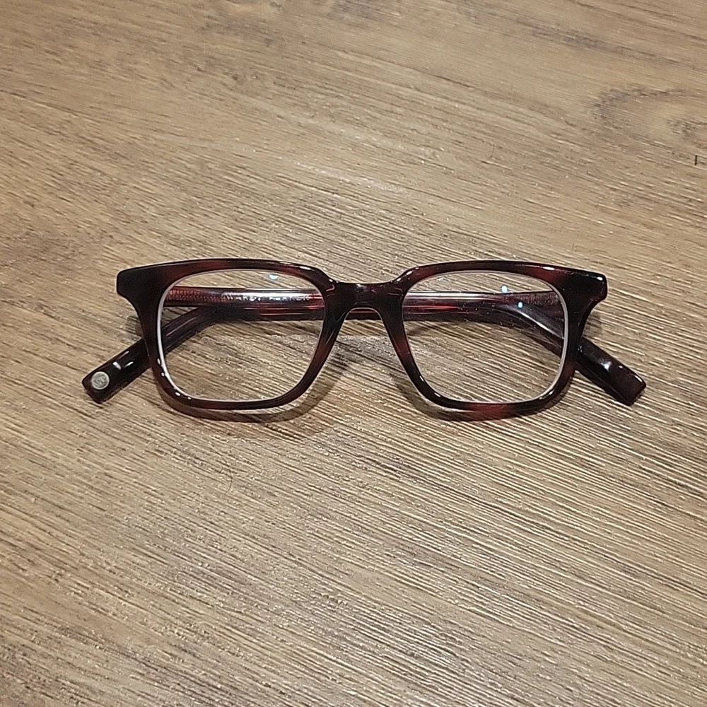Warby Parker Clark 608 Glasses in Scarlet Tortoise